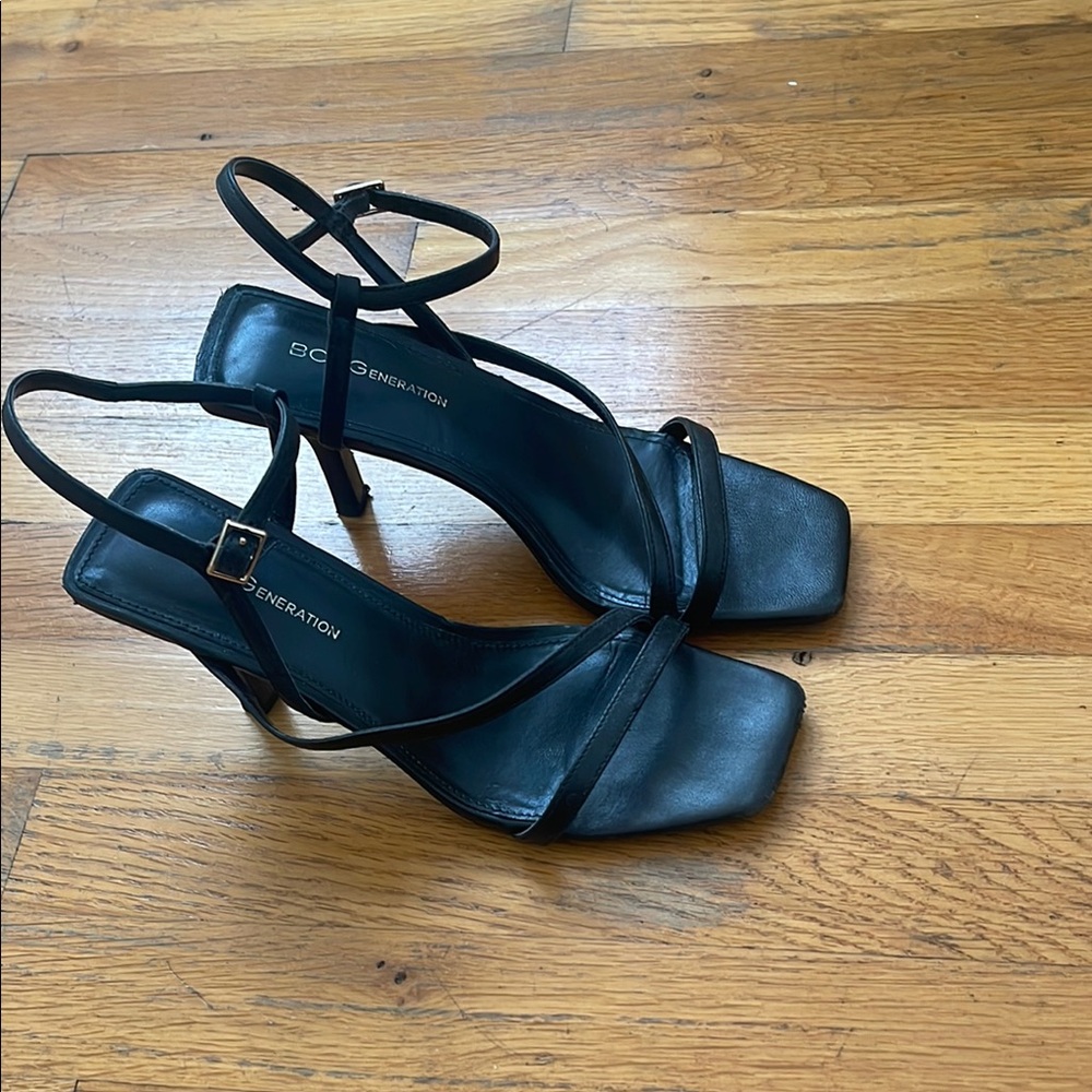 BCBGeneration Black Elegant Heeled Sandals